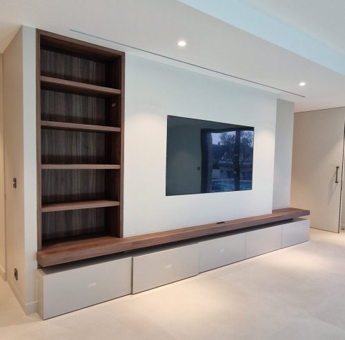 Mural TV - sur mesure